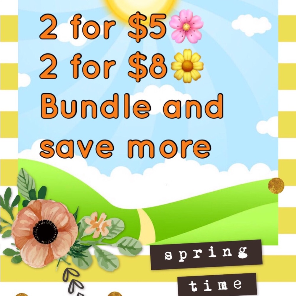 2 for $5, 2 for $8